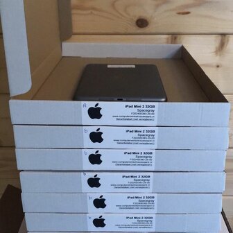 Magazijn opruiming Apple iPad Mini 2 zwart 32GB 7,9&quot; WiFi (4G) + garantie
