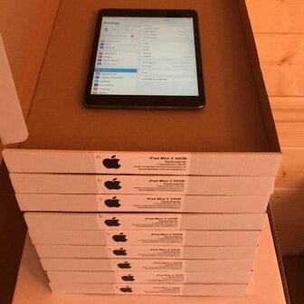 Magazijn opruiming Apple iPad Mini 2 zwart 32GB 7,9&quot; WiFi (4G) + garantie