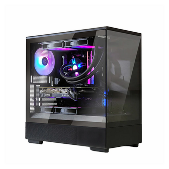 Zalman P10 Game PC Intel i5 14500 (5,0Ghz) Pro H610M-G 16GB DDR4 2TB SSD Nvidia RTX3050-6GB (WiFi,Bluetooth) + 24 maanden garan