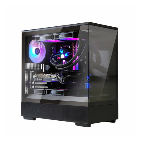 Zalman P10 Game PC Intel i5 14500 (5,0Ghz) Pro H610M-G 16GB DDR4 2TB SSD Nvidia RTX3050-6GB (WiFi,Bluetooth) + 24 maanden garan