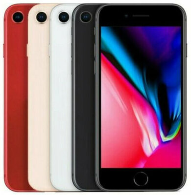 Magazijn opruiming Apple iphone 8 zwart 64GB simlockvrij + garantie op=op