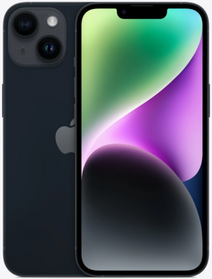 Als nieuw Apple iPhone 14 zwart 128GB + 24 maanden garantie