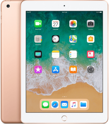 (Als) Nieuw Apple iPad 6 32GB (model 2018) goud 9.7" WiFi (4G) + 24 maanden garantie
