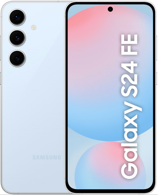 (Als) Nieuw Samsung Galaxy S24 FE 5G 128GB (model 2024) 6.4 inch blauw + 24 maanden garantie