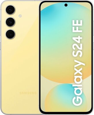 (Als) Nieuw Samsung Galaxy S24 FE 5G 128GB (model 2024) 6.4 inch geel + 24 maanden garantie